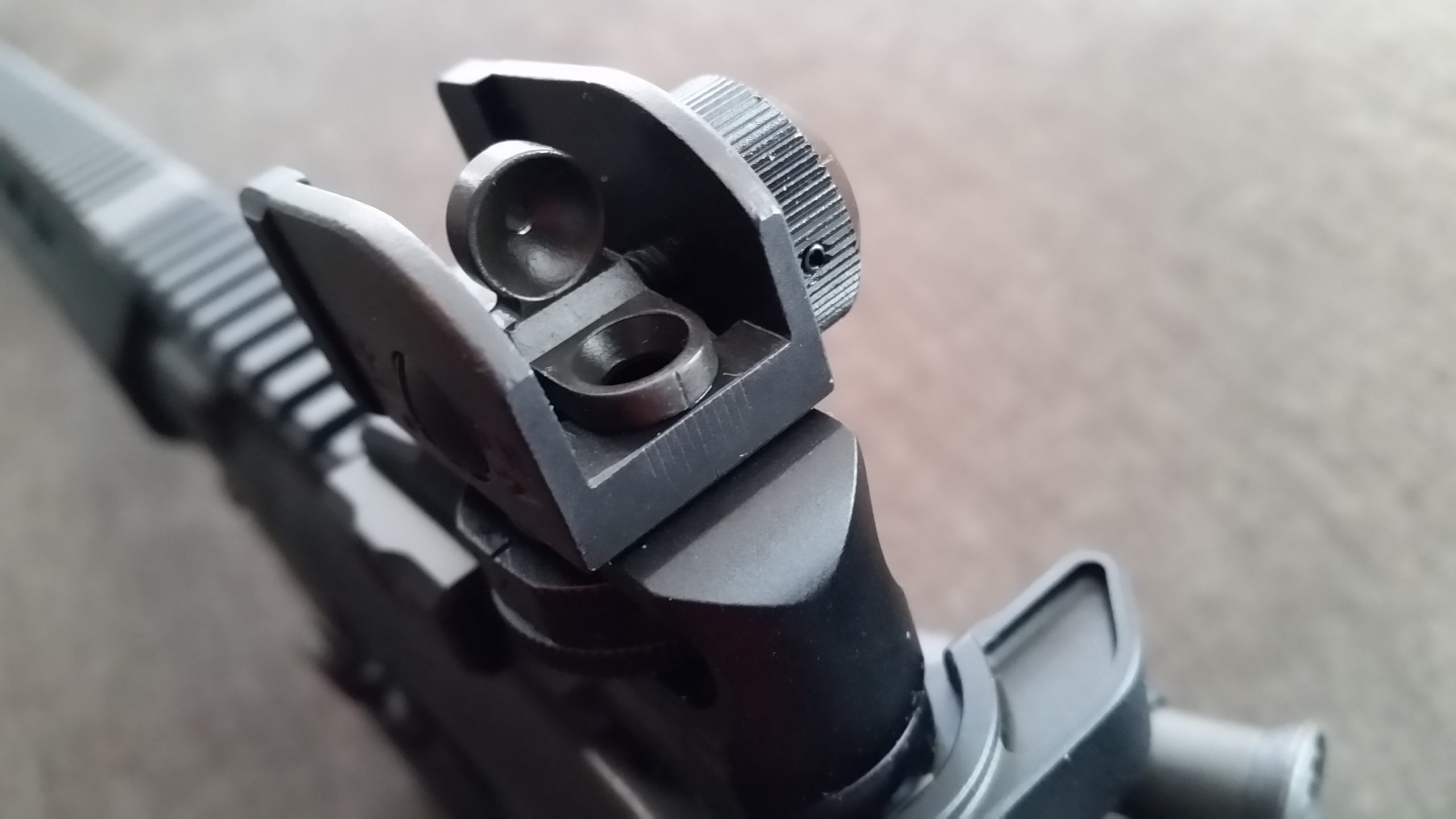 UTG Rear SLim Sight 0