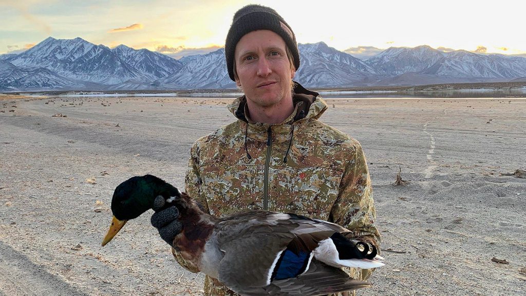 Buck with a Mallard Drake in his first duck season