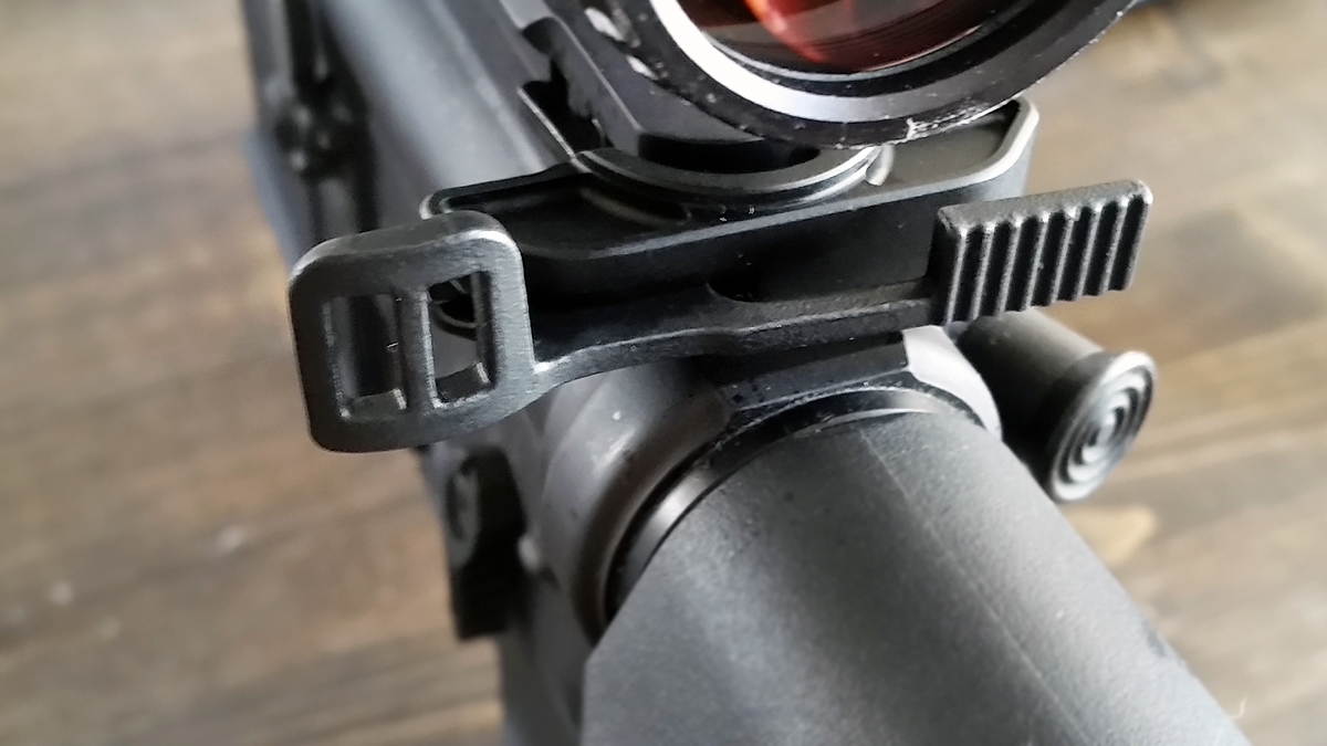 Ambi Charging Handle Latch on AR-15