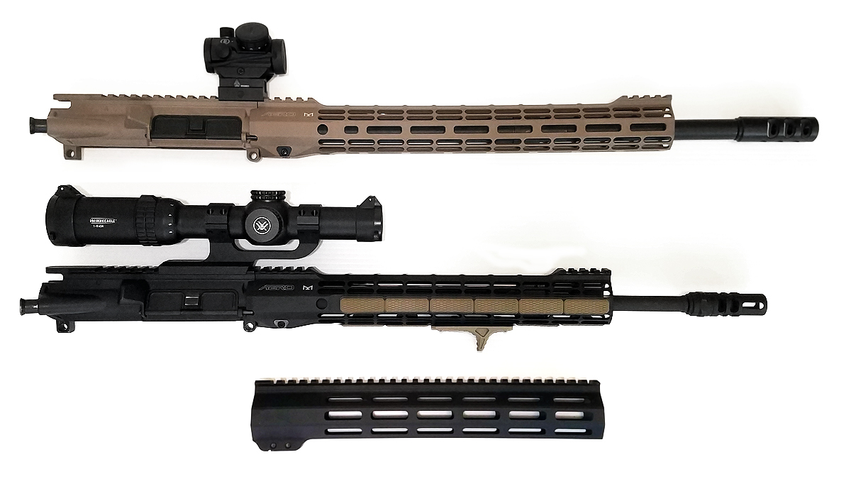 A Mix of AR15 Handguards