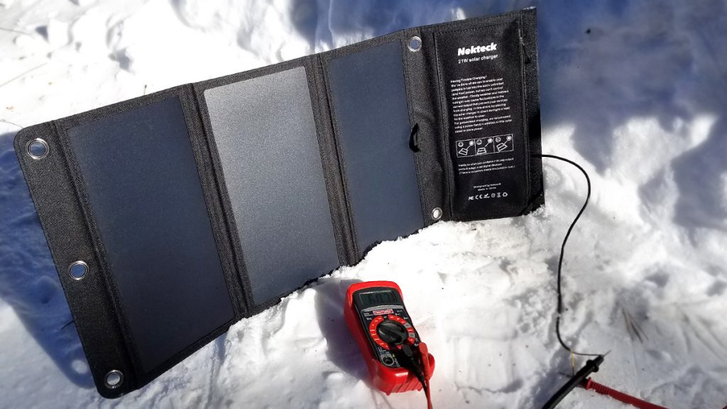 Nekteck 21w Solar Charger Tests